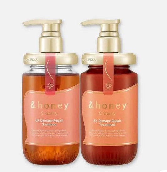 & Honey Creamy EX Damage Repair Shampoo and Treatment