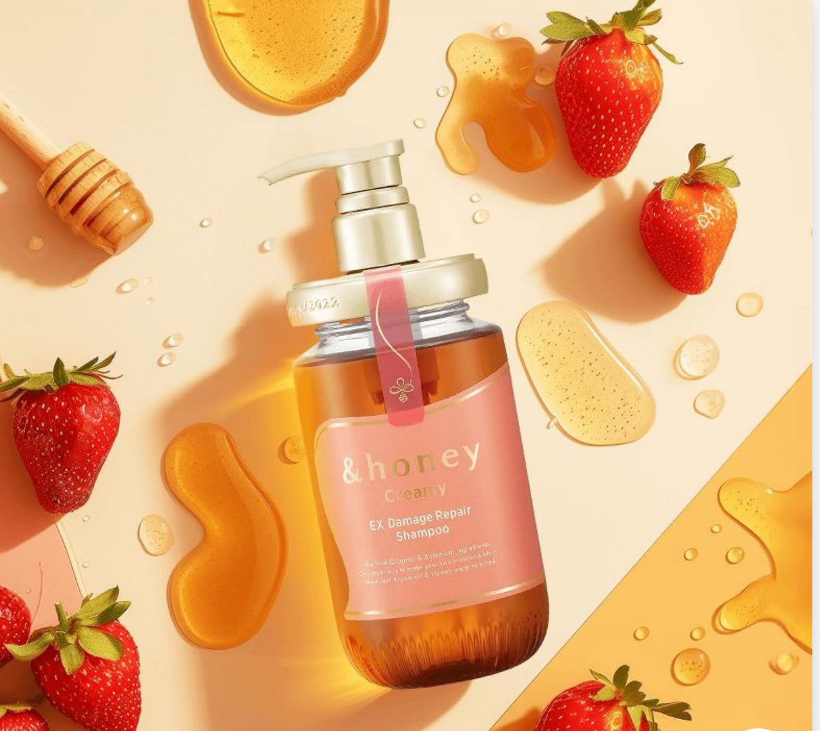 & Honey Creamy EX Damage Repair Shampoo and Treatment